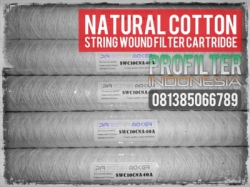 Natural Cotton String Wound Filter Cartridge Indonesia  large